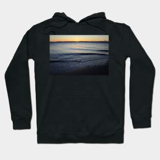 Sunset on the Beach in Puget Sound Hoodie